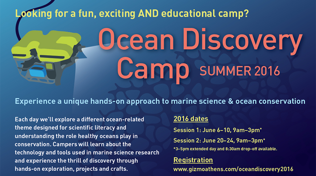 ECOGIG announces new Ocean Discovery Camp for summer 2016